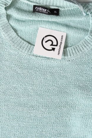 Дамски пуловер Colours Of The World, Размер XL, Цвят Син, Цена 11,89 лв.