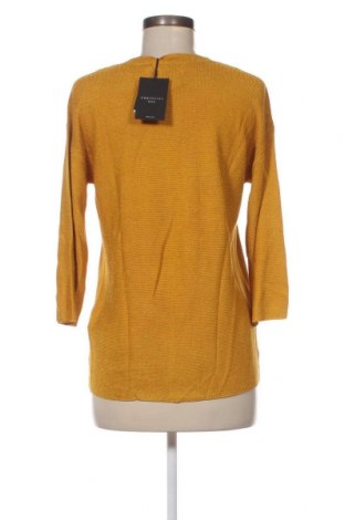 Дамски пуловер Cortefiel, Размер S, Цвят Жълт, Цена 26,10 лв.