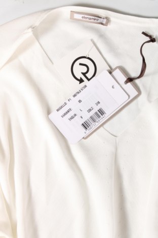 Γυναικείο πουλόβερ Elena Miro, Μέγεθος L, Χρώμα Λευκό, Τιμή 17,01 €