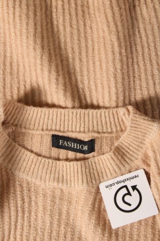 Γυναικείο πουλόβερ Fashion, Μέγεθος M, Χρώμα  Μπέζ, Τιμή 3,71 €