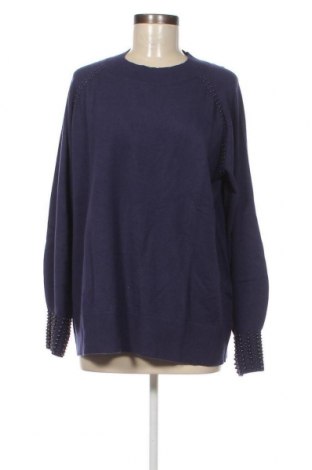 Γυναικείο πουλόβερ Fiorella Rubino, Μέγεθος L, Χρώμα Μπλέ, Τιμή 23,13 €