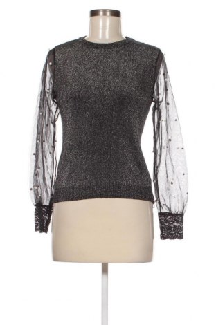 Дамски пуловер Flamant Rose, Размер M, Цвят Сребрист, Цена 7,25 лв.