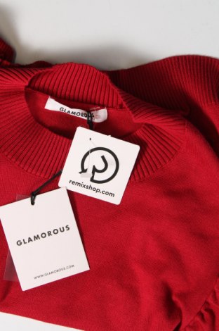 Дамски пуловер Glamorous, Размер XL, Цвят Червен, Цена 13,92 лв.
