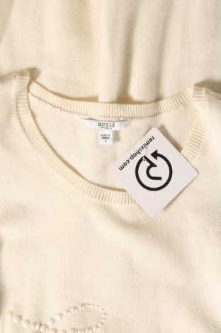 Γυναικείο πουλόβερ Guess, Μέγεθος L, Χρώμα Εκρού, Τιμή 25,14 €