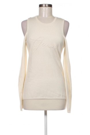 Γυναικείο πουλόβερ Guess, Μέγεθος L, Χρώμα Εκρού, Τιμή 15,08 €