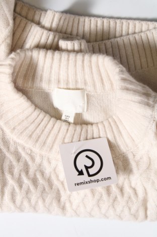 Γυναικείο πουλόβερ H&M, Μέγεθος S, Χρώμα Λευκό, Τιμή 17,94 €