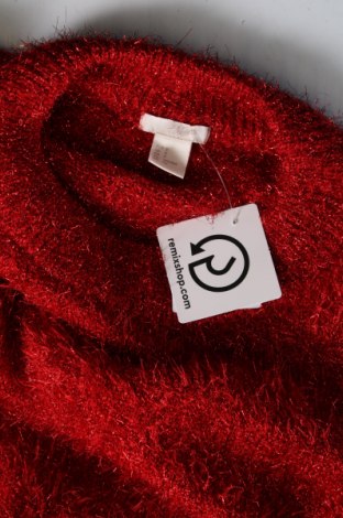 Дамски пуловер H&M, Размер S, Цвят Червен, Цена 8,70 лв.
