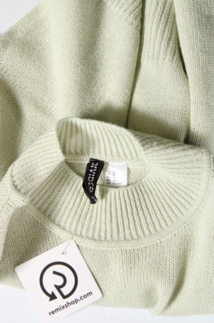 Γυναικείο πουλόβερ H&M Divided, Μέγεθος XS, Χρώμα Πράσινο, Τιμή 3,71 €
