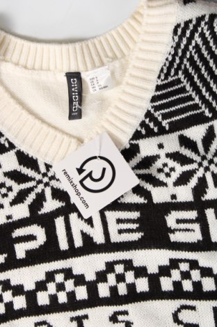 Дамски пуловер H&M Divided, Размер S, Цвят Екрю, Цена 10,15 лв.