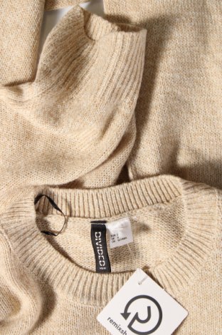 Дамски пуловер H&M Divided, Размер S, Цвят Бежов, Цена 4,35 лв.
