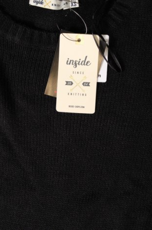 Γυναικείο πουλόβερ Inside, Μέγεθος XS, Χρώμα Μαύρο, Τιμή 6,16 €