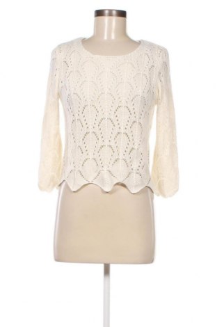 Γυναικείο πουλόβερ Jacqueline De Yong, Μέγεθος S, Χρώμα Εκρού, Τιμή 3,23 €