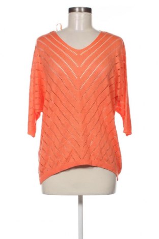 Дамски пуловер Jean Pascale, Размер L, Цвят Оранжев, Цена 4,93 лв.