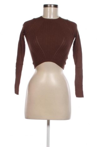 Дамски пуловер Jennyfer, Размер XS, Цвят Кафяв, Цена 16,56 лв.