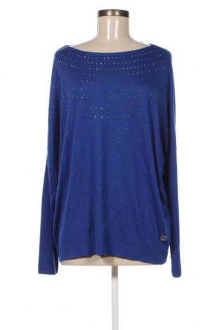 Γυναικείο πουλόβερ Laura Torelli, Μέγεθος L, Χρώμα Μπλέ, Τιμή 3,75 €
