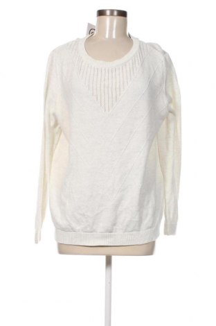 Дамски пуловер Laura Torelli, Размер L, Цвят Бял, Цена 6,67 лв.