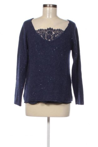 Дамски пуловер Luisa Spagnoli, Размер M, Цвят Син, Цена 112,40 лв.