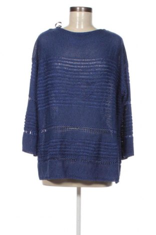 Γυναικείο πουλόβερ Luisa Spagnoli, Μέγεθος L, Χρώμα Μπλέ, Τιμή 82,56 €