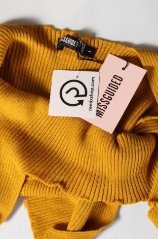 Γυναικείο πουλόβερ Missguided, Μέγεθος L, Χρώμα Κίτρινο, Τιμή 7,82 €