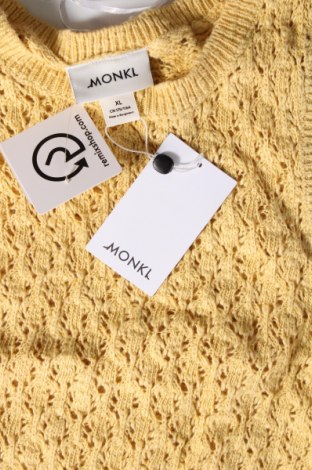Дамски пуловер Monki, Размер XL, Цвят Жълт, Цена 14,21 лв.