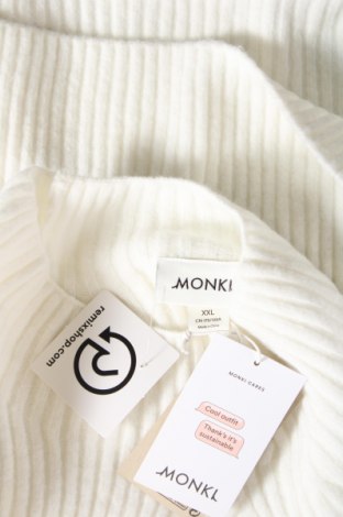 Γυναικείο πουλόβερ Monki, Μέγεθος XXL, Χρώμα Λευκό, Τιμή 13,39 €