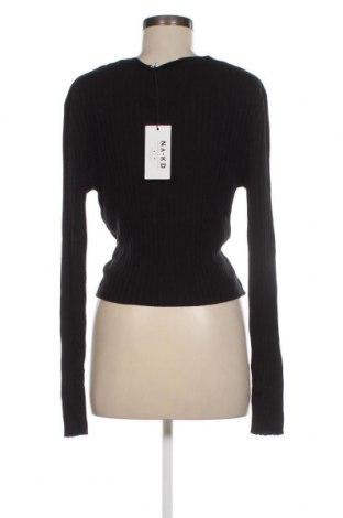 Γυναικείο πουλόβερ NA-KD, Μέγεθος L, Χρώμα Μαύρο, Τιμή 8,52 €