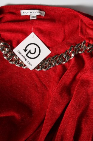Дамски пуловер Notations, Размер XL, Цвят Червен, Цена 29,00 лв.