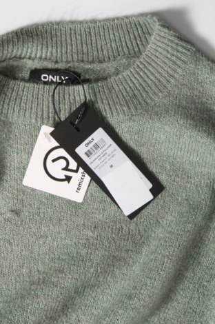Дамски пуловер ONLY, Размер M, Цвят Зелен, Цена 17,28 лв.