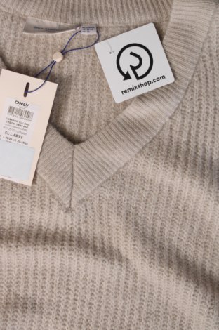 Дамски пуловер ONLY, Размер XXL, Цвят Бежов, Цена 14,58 лв.