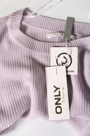 Дамски пуловер ONLY, Размер XS, Цвят Лилав, Цена 13,50 лв.