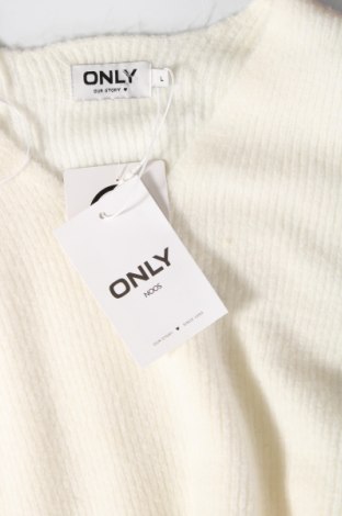 Damski sweter ONLY, Rozmiar L, Kolor Biały, Cena 69,09 zł