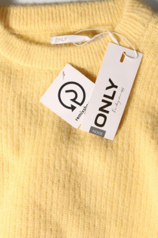 Дамски пуловер ONLY, Размер XXL, Цвят Жълт, Цена 15,66 лв.