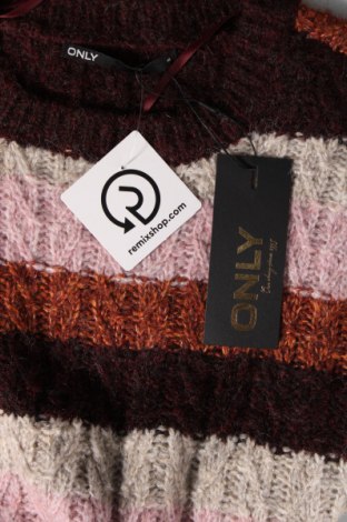 Дамски пуловер ONLY, Размер M, Цвят Многоцветен, Цена 14,58 лв.