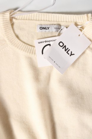 Дамски пуловер ONLY, Размер M, Цвят Екрю, Цена 21,06 лв.