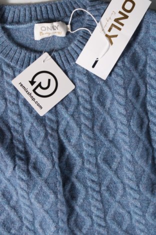 Γυναικείο πουλόβερ ONLY, Μέγεθος L, Χρώμα Μπλέ, Τιμή 27,84 €