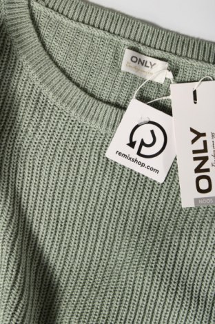 Дамски пуловер ONLY, Размер M, Цвят Зелен, Цена 21,06 лв.