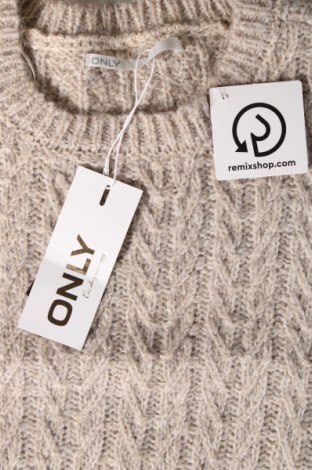 Дамски пуловер ONLY, Размер L, Цвят Бежов, Цена 15,12 лв.