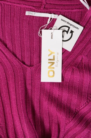 Дамски пуловер ONLY, Размер S, Цвят Розов, Цена 24,30 лв.