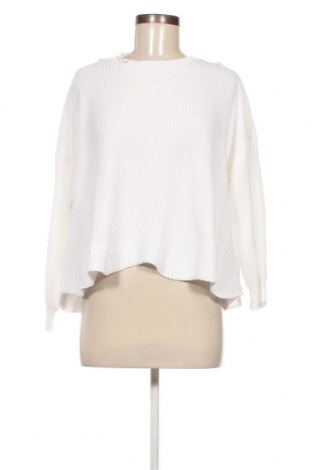 Γυναικείο πουλόβερ ONLY, Μέγεθος L, Χρώμα Λευκό, Τιμή 9,19 €