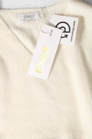 Дамски пуловер ONLY, Размер M, Цвят Бял, Цена 17,28 лв.