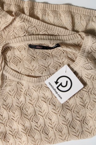 Γυναικείο πουλόβερ ONLY, Μέγεθος XS, Χρώμα  Μπέζ, Τιμή 5,57 €