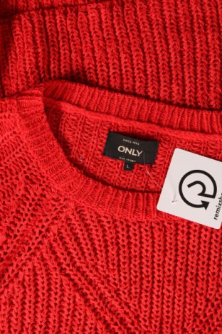 Pulover de femei ONLY, Mărime L, Culoare Roșu, Preț 29,61 Lei