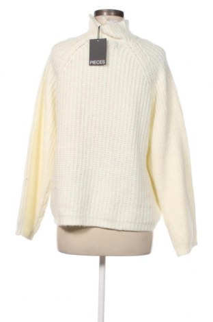 Дамски пуловер Pieces, Размер L, Цвят Екрю, Цена 20,52 лв.