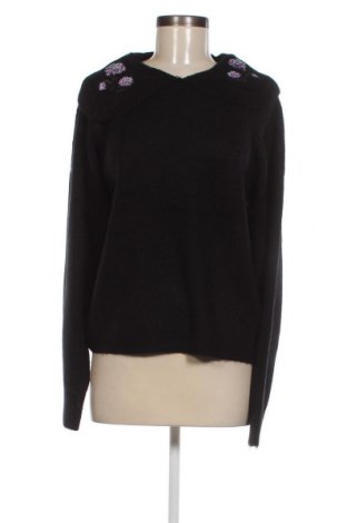 Γυναικείο πουλόβερ Pieces, Μέγεθος XL, Χρώμα Μαύρο, Τιμή 8,91 €