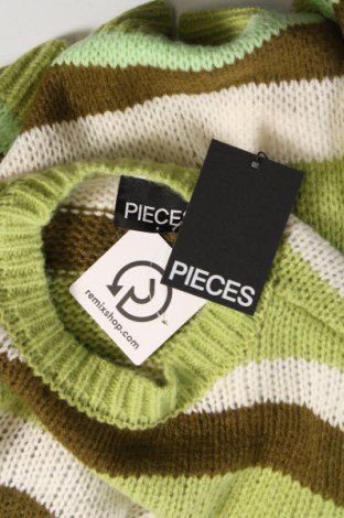 Дамски пуловер Pieces, Размер S, Цвят Многоцветен, Цена 16,74 лв.