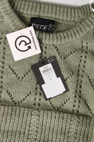 Női pulóver Pieces, Méret XS, Szín Zöld, Ár 4 452 Ft