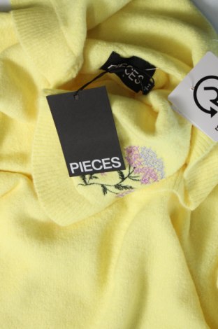 Damski sweter Pieces, Rozmiar M, Kolor Żółty, Cena 143,93 zł