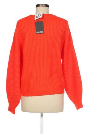 Γυναικείο πουλόβερ Pieces, Μέγεθος S, Χρώμα Πορτοκαλί, Τιμή 10,30 €