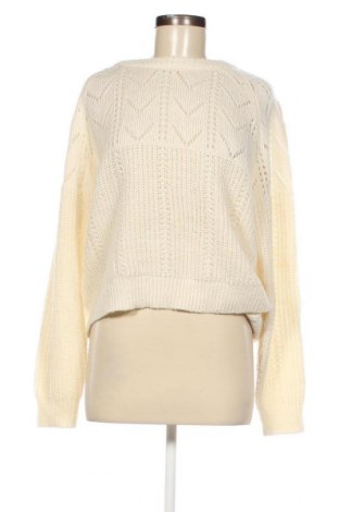 Γυναικείο πουλόβερ Pieces, Μέγεθος L, Χρώμα Εκρού, Τιμή 12,53 €