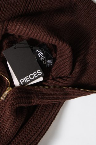 Γυναικείο πουλόβερ Pieces, Μέγεθος M, Χρώμα Καφέ, Τιμή 7,24 €
